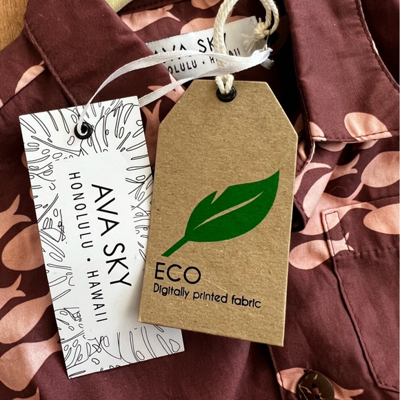 Ava Sky / Fighting Eels boys button down, Shirt Hunter size 2T, NWT - Picture 4 of 4